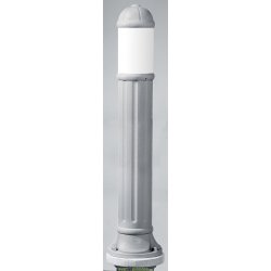 Столб фонарный уличный Fumagalli SAURO 1100 Е27 белый/опал 1,1м