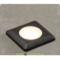 Встраиваемый светильник уличный светодиодный Fumagalli Aldo SQUARE черный, полупрозр., 1ХG9 LED с лампой 170Lm, 4000К
