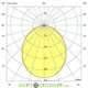 Линейный фасадный светодиодный светильник "Барокко" 20Вт, 500мм, 2050Лм, 4000К