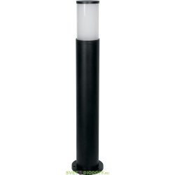 Светильник садово-парковый, столб 0,8м, E27 230V, черный