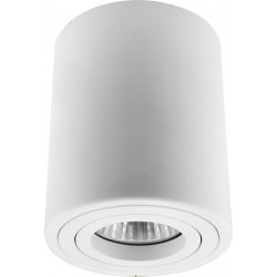Потолочный накладной светильник Бочонок под лампу GU10, белый, Н 100, D 80