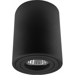 Потолочный накладной светильник Бочонок под лампу GU10, белый, Н 100, D 80