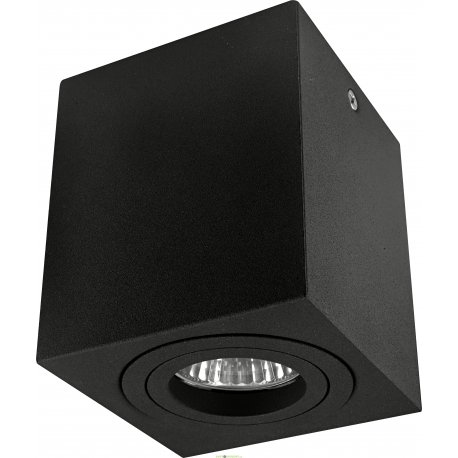 Потолочный накладной светильник КУБ под лампу GU10, белый, Н 100, D 85