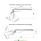 Консольный светодиодный светильник Гроза М 50Вт, 8100Лм, 4000К 140×50°