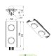 Светодиодный консольный светильник Магистраль v2.0-30Вт ЭКО, 130°, IP 67, Теплый белый 3000К