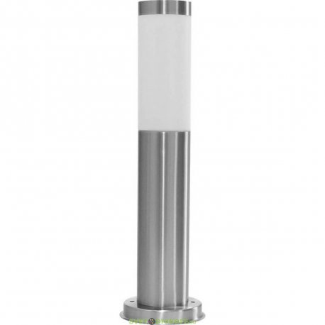 Светильник садово-парковый DH022-450, Техно столб, 18W E27 230V, серебро