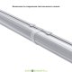 Светодиодный линейный промышленный светильник Айсберг v2.0 30, 30Вт, IP65, 5000К, 4800Лм, 1220мм прозрачный