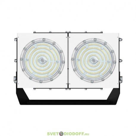 Мощный светодиодный Прожектор D 250Вт, 5000К Яркий дневной, 33800Лм, оптика узкая 20 градусов, IP67