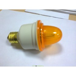 Лампа строб E27 оранжевые NEON-NIGHT