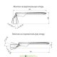 Консольный светодиодный светильник Гроза L 250Вт, 34880Лм, 3000К линза 140×50° градусов