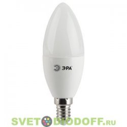 Светодиодная лампа "Свеча" ЭРА LED smd B35-7w-840-E14