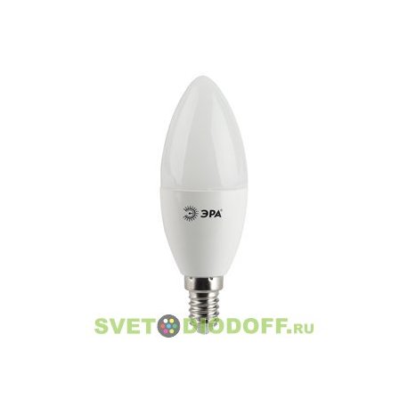 Светодиодная лампа "Свеча" ЭРА LED smd B35-7w-840-E14