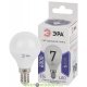 Лампочка светодиодная ЭРА STD LED P45-7W-860-E14 7Вт шар холодный дневной свет
