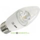Лампа светодиодная для хрустальных люстр ЭРА LED smd B35-7w-827-E27-Clear