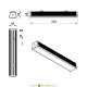 Светодиодный линейный промышленный светильник Т-Линия v2.0 50Вт, 7200Лм, 500мм, 4000К, Призматический