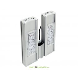 Консольный светодиодный светильник Магистраль 110Вт, 15400Лм, 5000К Яркий дневной, линза 45х140° градусов, IP67