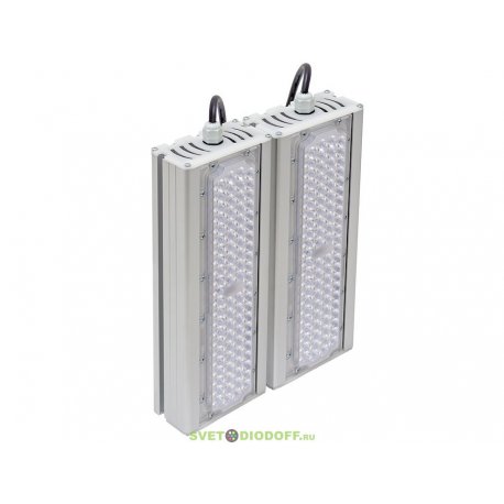 Универсальный светодиодный светильник Магистраль 64Вт, 8960Лм, линза 136*78° градусов, IP67