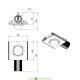 Светодиодный консольный светильник Магистраль v2.0 30Вт ЭКО, линза 45°, IP 67, Теплый белый 3000К, 4050ЛмЛм
