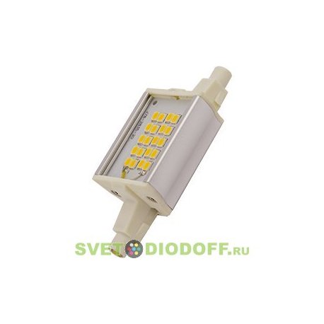 Светодиодная лампа для прожектора Ecola Projector   LED Lamp Premium  6,0W F78 220V R7s 6500K (алюм. радиатор) 78x20x32