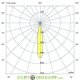 Светодиодный прожектор К для архитектурной подсветки 20Вт, 2230Лм, 250мм, теплый 3000К, линза 25°
