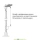 Светодиодный прожектор мачтовый Плазма v2.0 500Вт, 65000Лм, 6500К холодный, линза 60°, IP67
