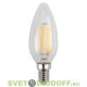 Лампа светодиодная Филамен ЭРА F-LED B35-5w-827-E14