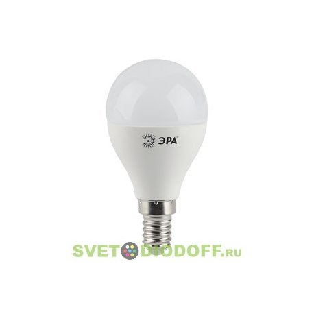 Лампа светодиодная  ЭРА LED smd P45-7w-827-E14 2700К