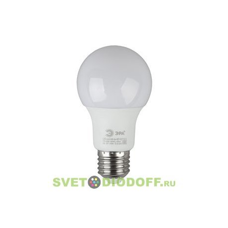 Лампа светодиодная ЭРА LED smd A60-6w-827-E27 ECO 2700К