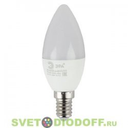 Лампа светодиодная ЭРА LED smd B35-6w-827-E14 ECO 2700К