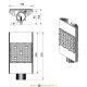 Консольный светодиодный светильник Магистраль v2.0 Мультилинза 135×55° 80Вт, 12800Лм, 4000К, IP67