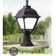 Уличный наземный светильник Fumagalli Minilot/Cefa черный, прозрачный плафон