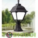 Уличный наземный светильник Fumagalli Minilot/Cefa черный, матовый плафон 1xE27 LED-FIL с лампой 800Lm, 2700К