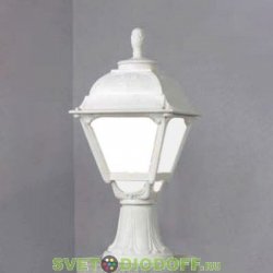 Уличный наземный светильник Fumagalli Minilot/Cefa белый, матовый плафон 1xE27 LED-FIL с лампой 800Lm, 2700К