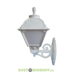 Уличный настенный светильник Fumagalli Bisso/Cefa белый/прозрачный 1xE27 LED-FIL с лампой 800Lm, 2700К