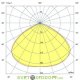 Светодиодный купольный промышленный светильник ПРОФИ v2.0 ЭКО 50Вт, 6000Лм, 6500К, IP65, линза 120°