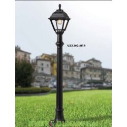 Уличный светильник столб Fumagalli Aloe R/Cefa черный/прозрачный