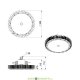 Подвесной промышленный светильник Профи v3.0 Мультилинза 100Вт, 18400Лм, 4000К, линза 40°, IP67