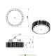 Подвесной промышленный светильник Профи v3.0 Мультилинза 180Вт, 30600Лм, 5000К, линза 40°, IP65