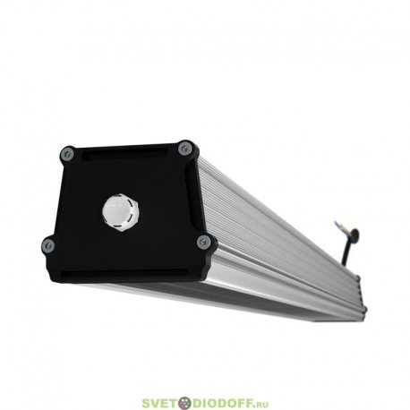 Светодиодный промышленный линейный светильник Т-ЛИНИЯ v2.0 80Вт, IP67, 5000К, 14850Лм, Прозрачный, 1000мм