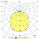 Линейный подвесной светодиодный светильник Элегант S 20Вт, 1800Лм, 5000К яркий дневной, 506×124×44мм