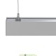 Линейный дизайнерский светодиодный светильник Элегант М 40Вт, 35300Лм, 3000К теплый, 995×114×60мм