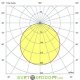 Линейный подвесной светодиодный светильник Элегант S 40Вт, 3600Лм, 4000К дневной, 997×124×44мм