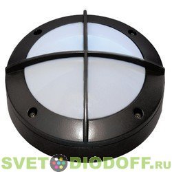 Влагозащищенный светильник Ecola GX53 LED B4143S светильник накладной IP65 с решеткой алюминиевый 1*GX53 Черный
