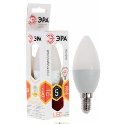 Лампа светодиодная  ЭРА LED smd B35-5w-840-E14 4000К