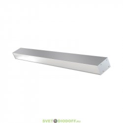 Линейный дизайнерский светодиодный светильник Элегант М 120Вт, 10600Лм, 3000К теплый, 2976×114×60мм