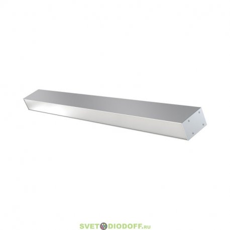 Линейный дизайнерский светодиодный светильник Элегант М 120Вт, 10600Лм, 3000К теплый, 2976×114×60мм