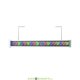 Линейный светильник, фасадная подсветка Барокко 20 Оптик 19Вт, 24-36V DC, RGBW +3000К теплый DMX, линза 10×65°, 500мм