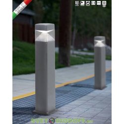 Столб уличный светодиодный FUMAGALLI 10Вт, ESTER 800 (800x175) серый 0,8м