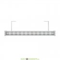 Линейный фасадный светодиодный светильник Барокко ОПТИК 24Вт, 600мм, 2520Лм, 5000К линза 10х65° градусов