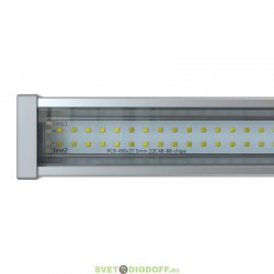 Линейный фасадный светодиодный светильник Барокко 20 Прозрачный, 20Вт, 2140Лм, 3000К Теплый, 500мм, IP67